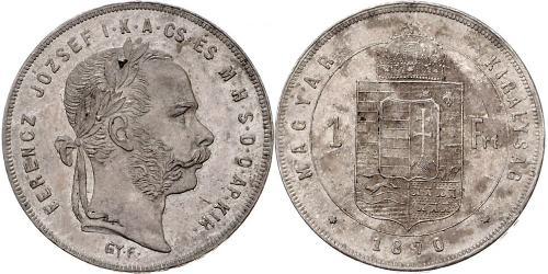 1 Forint Austria-Hungary (1867-1918) Silver Franz Joseph I (1830 - 1916)