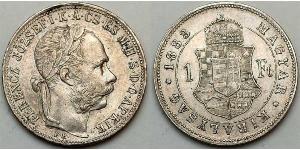 1 Forint Österreich-Ungarn (1867-1918)  Franz Joseph I (1830 - 1916)