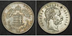 1 Forint 奥匈帝国 (1867 - 1918) 銀 弗朗茨·约瑟夫一世 (1830 - 1916)