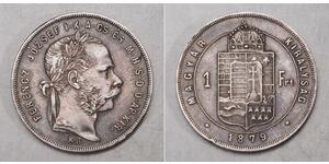 1 Forint 奥匈帝国 (1867 - 1918) 銀 弗朗茨·约瑟夫一世 (1830 - 1916)