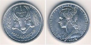 1 Franc Madagascar (1960 - ) Alluminio 