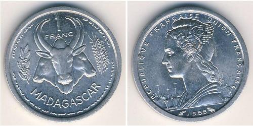 1 Franc Madagascar (1960 - ) Alluminio 