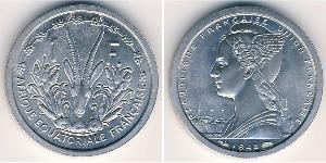 1 Franc French West Africa (1895-1958) Aluminium 