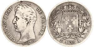 1 Franc Kingdom of France (1815-1830) Argent 