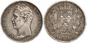 1 Franc Kingdom of France (1815-1830) Argent 