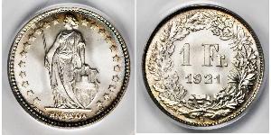 1 Franc Suisse Argent 