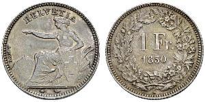 1 Franc Suisse Argent 