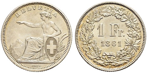 1 Franc Suisse Argent 