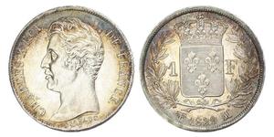 1 Franc Kingdom of France (1815-1830) Argento 