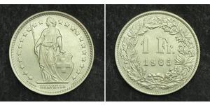 1 Franc Svizzera Argento 