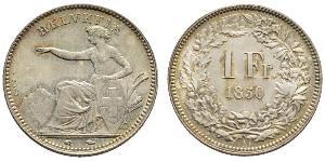 1 Franc Svizzera Argento 