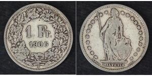 1 Franc Svizzera Argento 