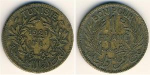 1 Franc Tunisia (1956 - ) Bronze 