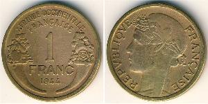 1 Franc French West Africa (1895-1958) Bronzo 