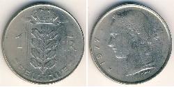 1 Franc Belgium Copper/Nickel 