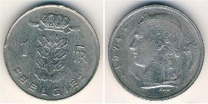 1 Franc Belgium Copper/Nickel 