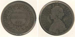 1 Franc Martinique (1635 - ) Copper/Nickel 