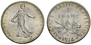 1 Franc France Copper/Silver/Nickel 