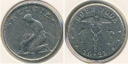1 Franc Belgique Cuivre/Nickel 