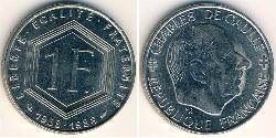 1 Franc Cinquième République (1958 - ) Cuivre/Nickel 