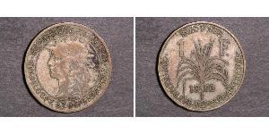 1 Franc Guadeloupe (1648 - ) Cuivre/Nickel 