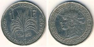 1 Franc Guadeloupe (1648 - ) Cuivre/Nickel 