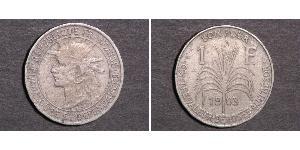 1 Franc Guadeloupe (1648 - ) Cuivre/Nickel 
