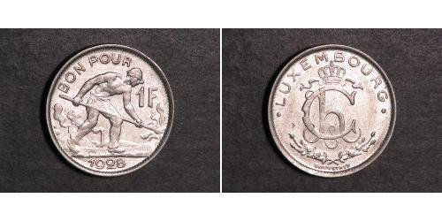 1 Franc Luxembourg (pays) Cuivre/Nickel 