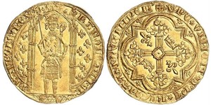 1 Franc Kingdom of France (843-1791) Gold Charles V of France (1338 - 1380)