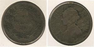 1 Franc Martinique (1635 - ) Kupfer/Nickel 