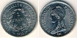 1 Franc Cinquième République (1958 - ) Nickel 