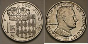 1 Franc Monaco (1297 - ) Nickel 