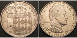 1 Franc Mónaco (1297 - ) Níquel 