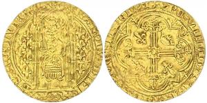 1 Franc Kingdom of France (843-1791) Or Charles V of France (1338 - 1380)