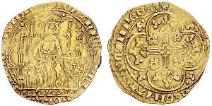 1 Franc Francia medioevale (843-1791) Oro Charles V of France (1338 - 1380)