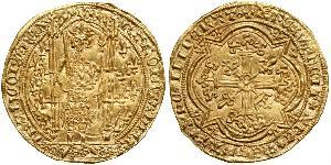 1 Franc Francia medioevale (843-1791) Oro Charles V of France (1338 - 1380)