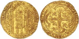 1 Franc Reino de Francia (843-1791) Oro Charles V of France (1338 - 1380)