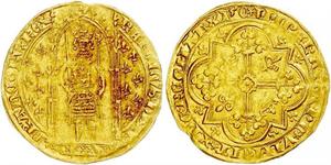 1 Franc Reino de Francia (843-1791) Oro Charles V of France (1338 - 1380)