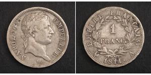 1 Franc Primer Imperio francés (1804-1814) Plata 