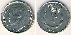 1 Franc Lussemburgo Rame/Nichel 