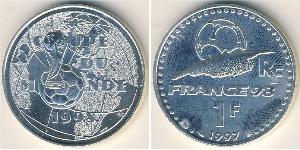 1 Franc Fünfte Französische Republik (1958 - ) Silber 