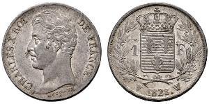 1 Franc Kingdom of France (1815-1830) Silber 