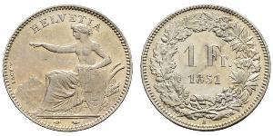 1 Franc Schweiz Silber 