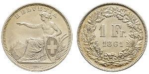 1 Franc Schweiz Silber 
