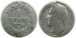 1 Franc Belgium Silver 