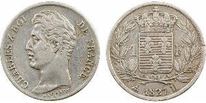 1 Franc Kingdom of France (1815-1830) Silver 