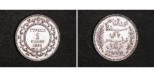 1 Franc Tunisia (1956 - ) Silver 