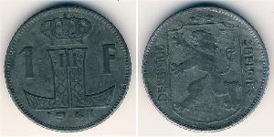 1 Franc Belgien Zink 