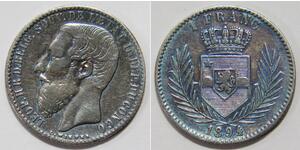 1 Franc Congo belge (1908 - 1960)  
