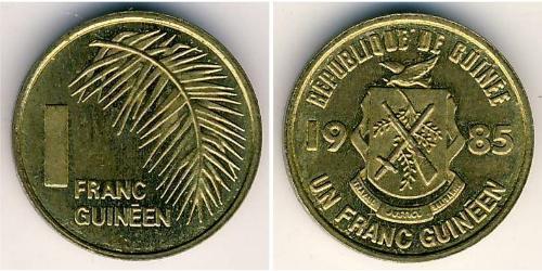 1 Franc Guinée  